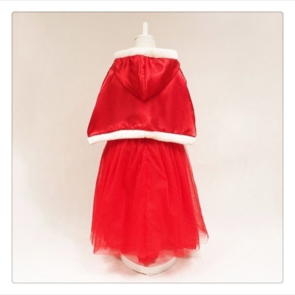 DRESSES FOR WINTER CAPE AND DRESS Size age 4 5 NEW - Picture 4 of 5